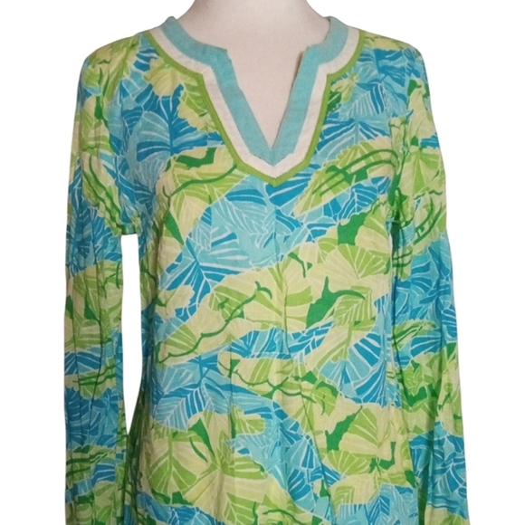 Lilly Pulitzer Alligator Alley Mini Length Tunic Dress Alligator Print Sz Small - Picture 2 of 7